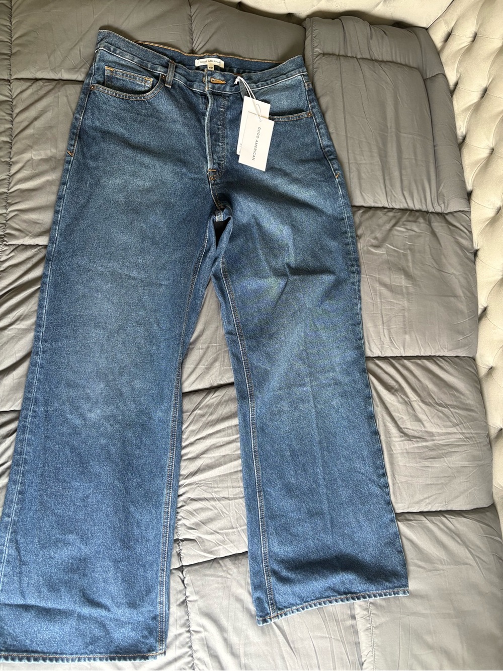 Good American Men's Blue Bootcut Jeans